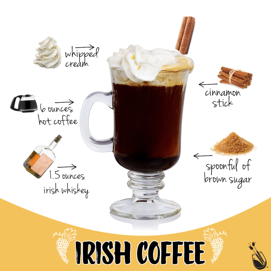 the BEST Irish coffee recipe